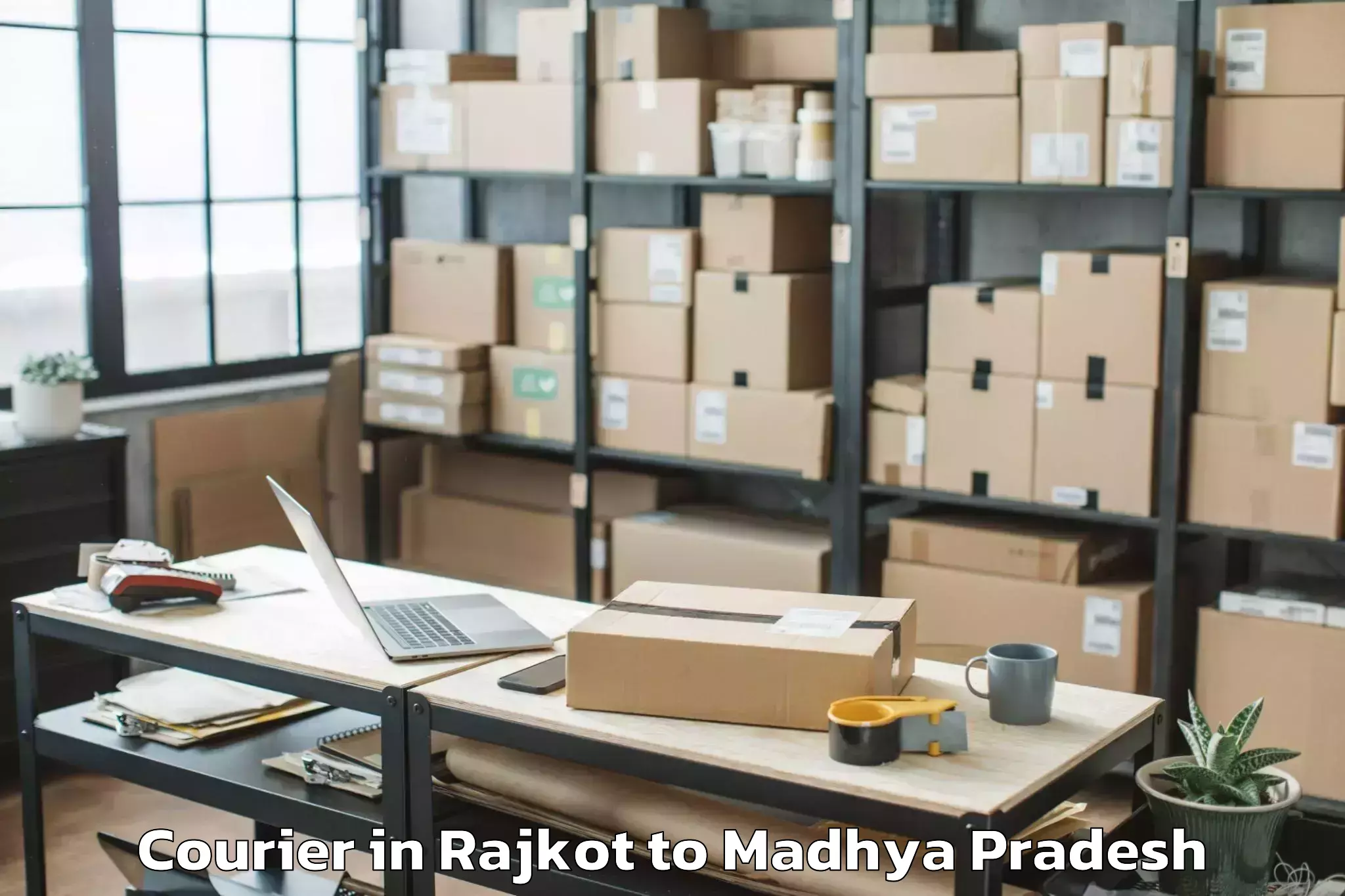 Discover Rajkot to Hatod Courier